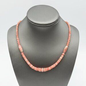 Jay King Sterling Silver Rhodochrosite Bead Necklace, 18"